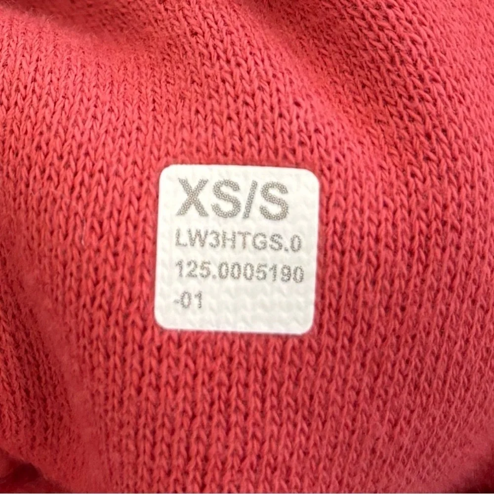 NWT Lululemon Scuba Oversized Funnel Neck Full Zip Pullover XS/S In Desert Red